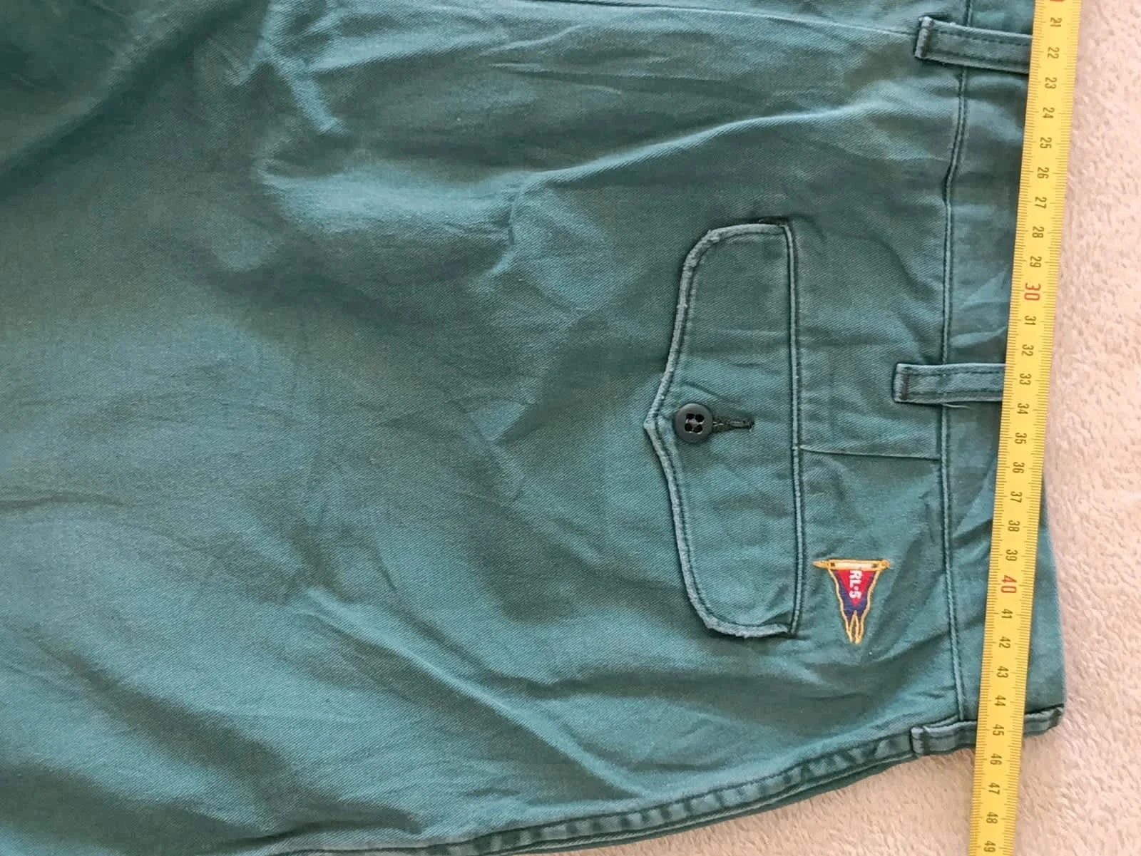 Short Polo Ralph Lauren RL-5 Vintage vert Taille 35 – photo 19